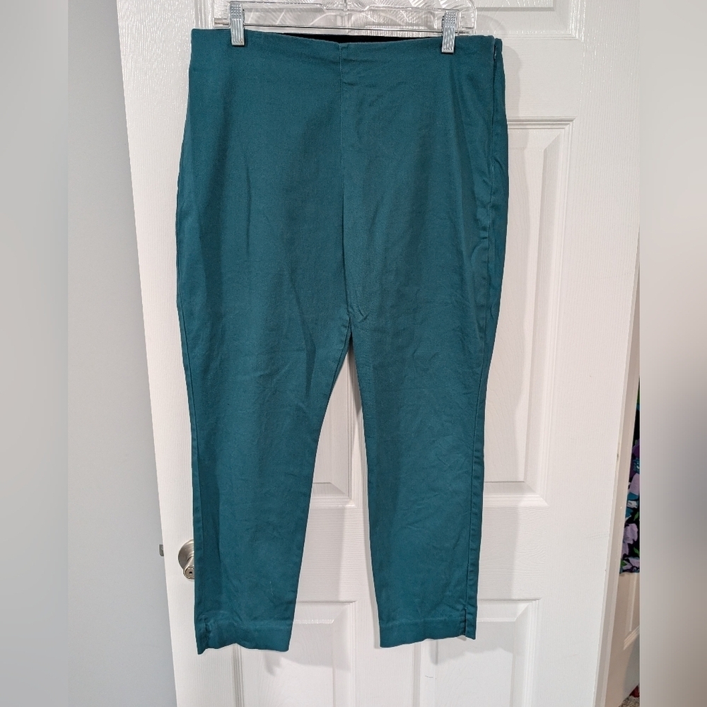 Old Navy Wow Pants Canopy (Teal) High Waist Pull On Pants in Size 16